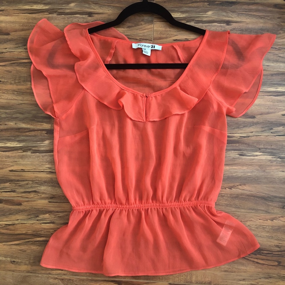 Forever 21 Coral blouse